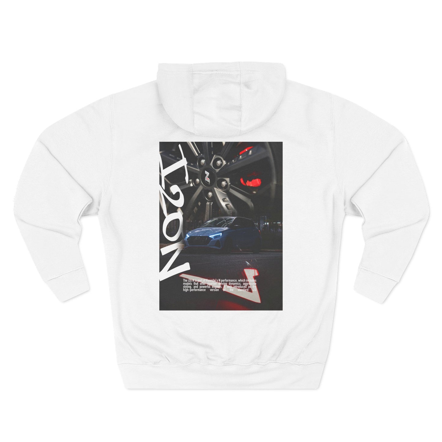 Fleece Hoodie - Hyundai i20N Sports Car Design