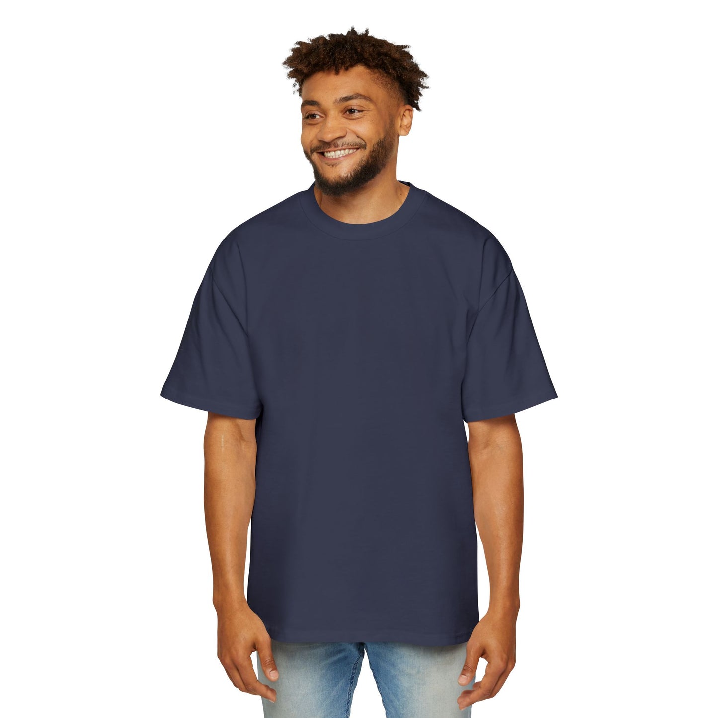 Men's Heavy Oversized Tee - 'Just Because It’s a Bad Idea Doesn’t Mean It Won't Be Fun' Graphic Tee
