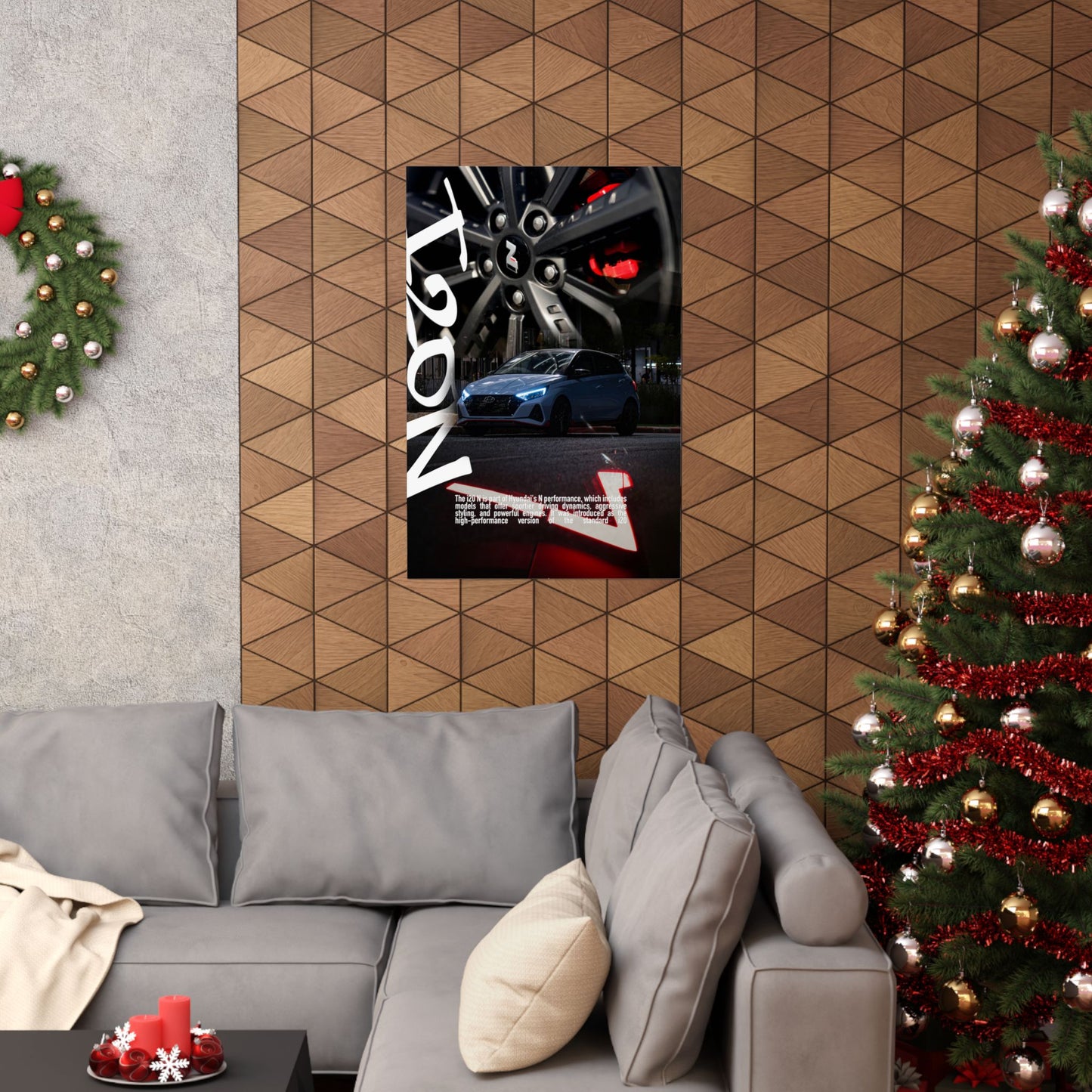 Vertical Poster - Hyundai i20N Sports Car
