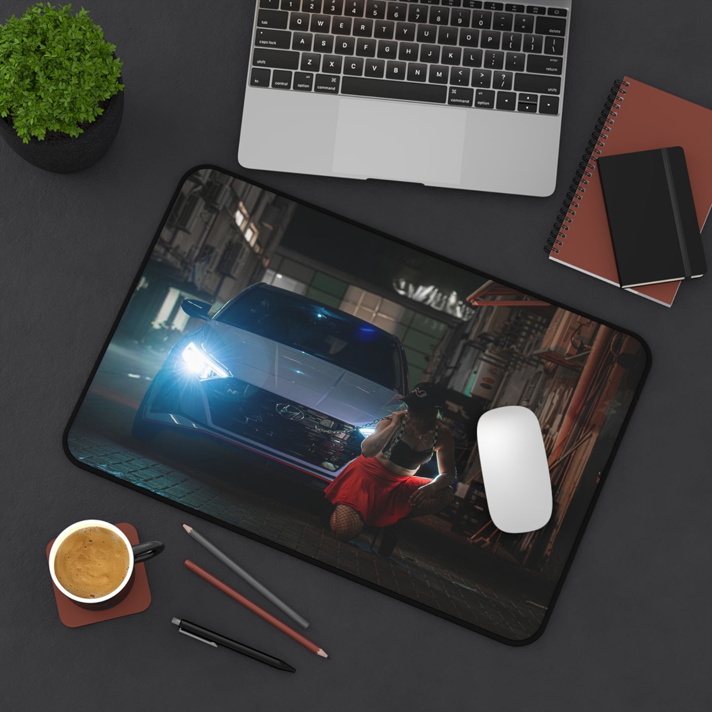 Hyundai i20N Stylish Desk Mat - Perfect for Car Enthusiasts, Office Decor, Gaming, Gifts