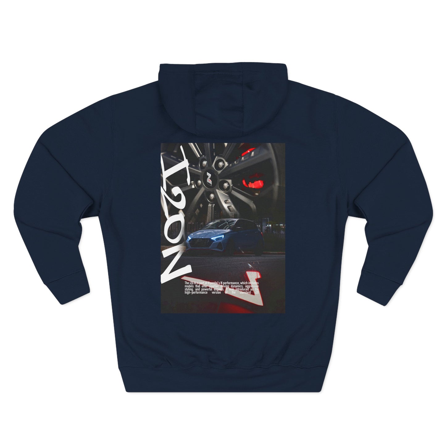 Fleece Hoodie - Hyundai i20N Sports Car Design