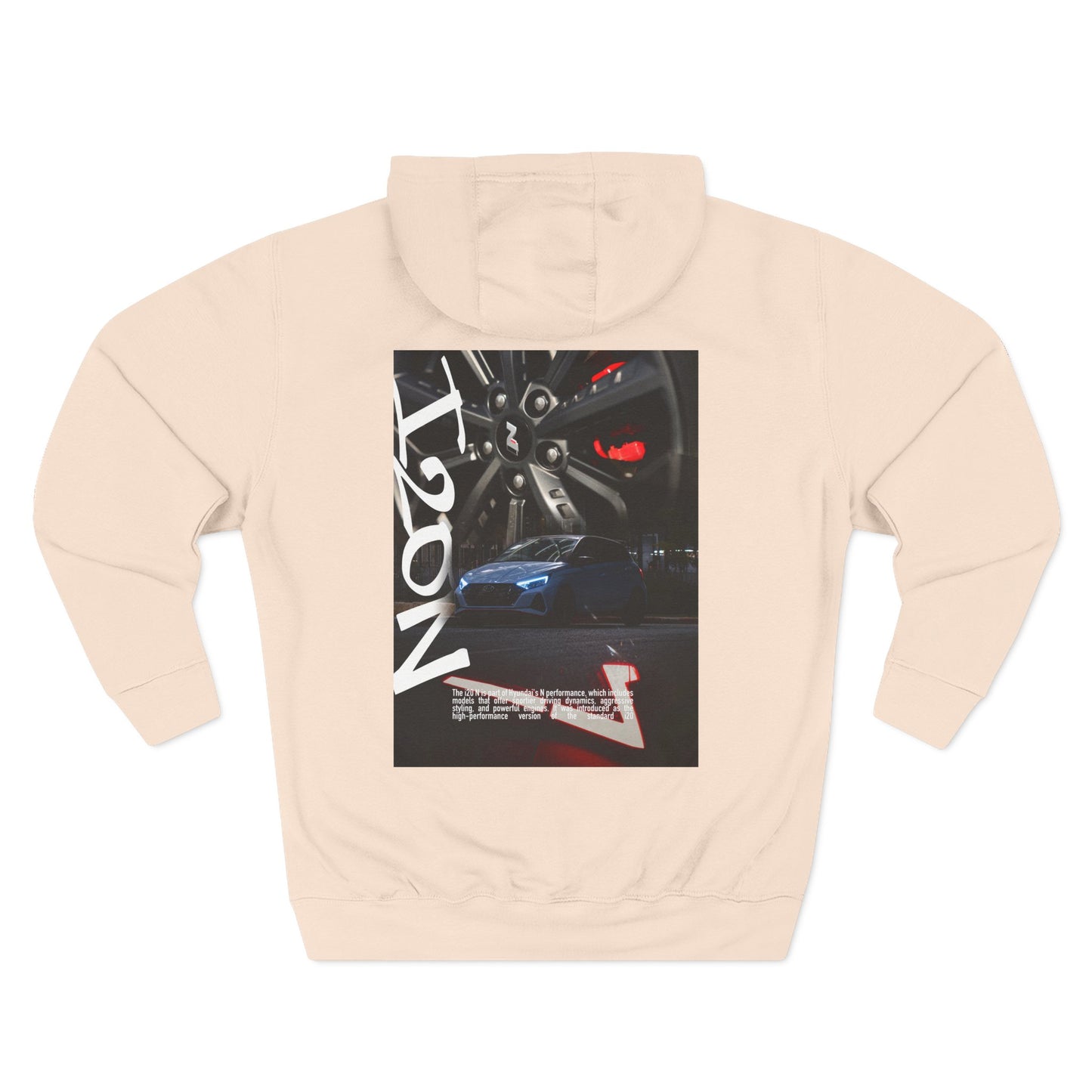 Fleece Hoodie - Hyundai i20N Sports Car Design