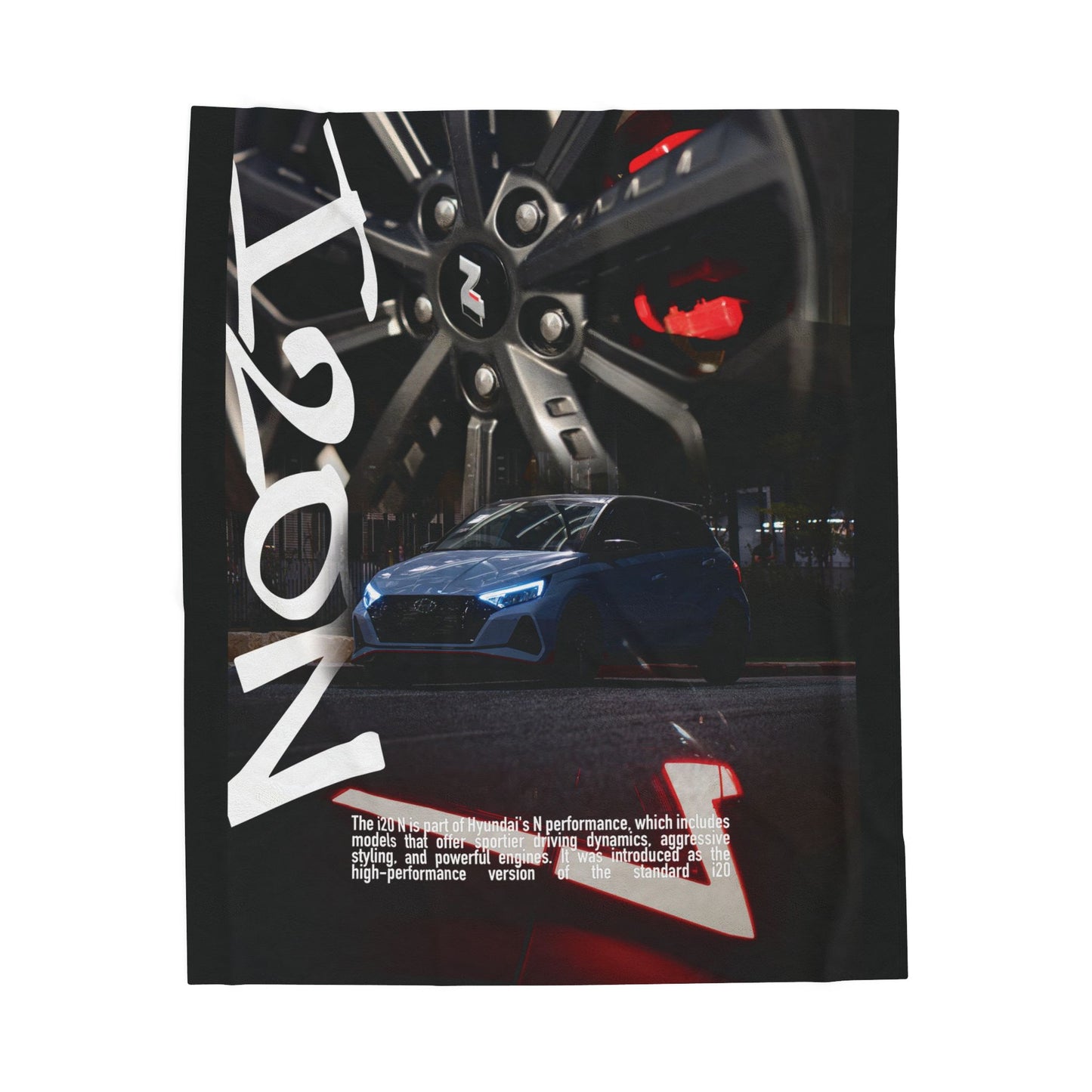 Cozy and Soft Blanket, Hyundai i20N Urban Design