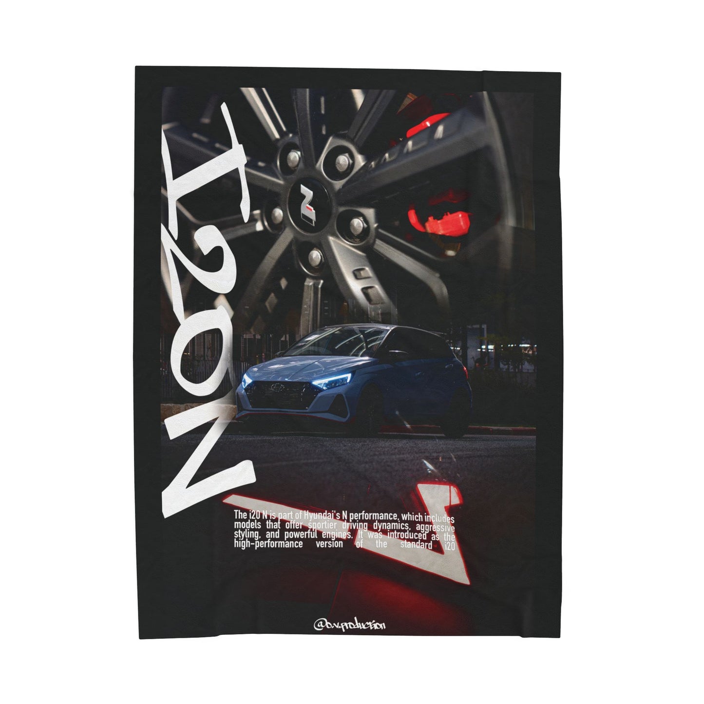 Cozy and Soft Blanket, Hyundai i20N Urban Design