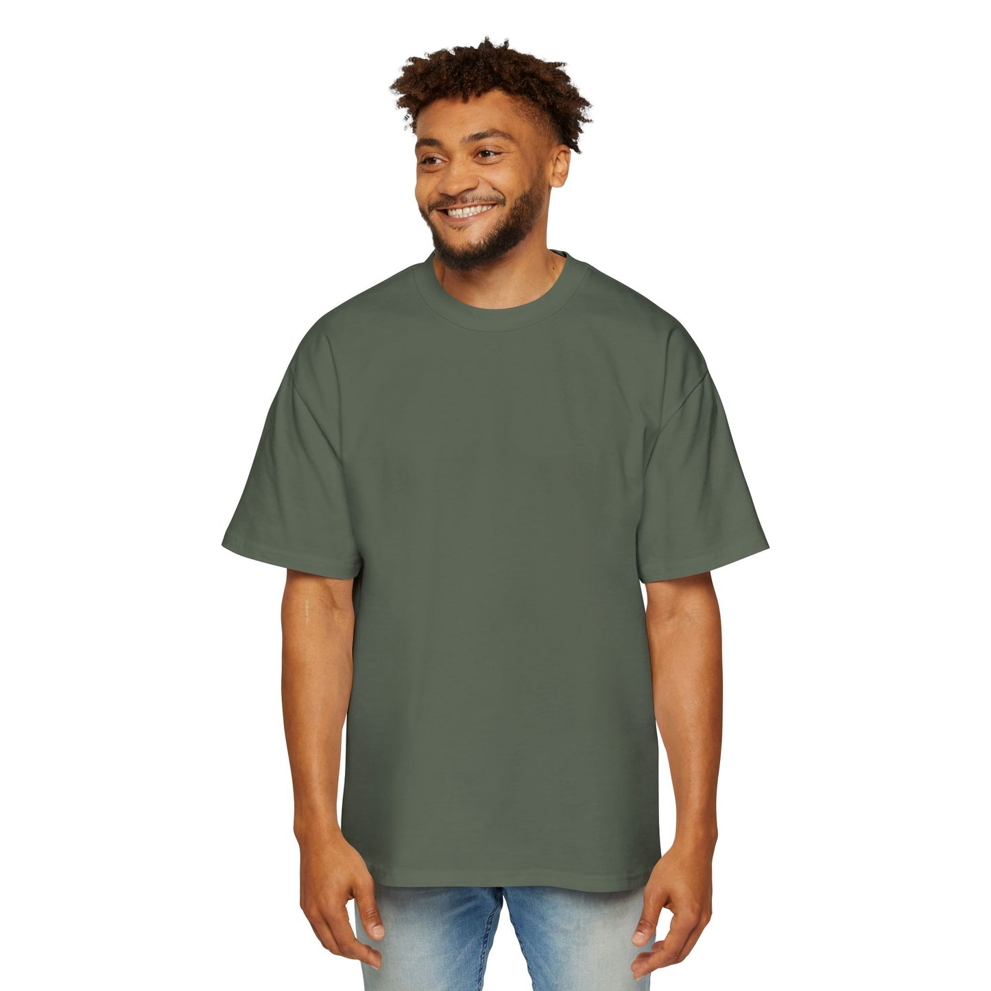 Men's Heavy Oversized Tee - 'Just Because It’s a Bad Idea Doesn’t Mean It Won't Be Fun' Graphic Tee