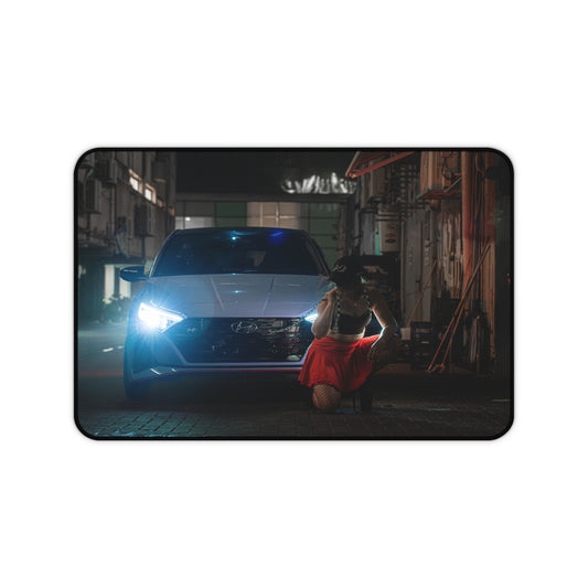 Hyundai i20N Stylish Desk Mat - Perfect for Car Enthusiasts, Office Decor, Gaming, Gifts